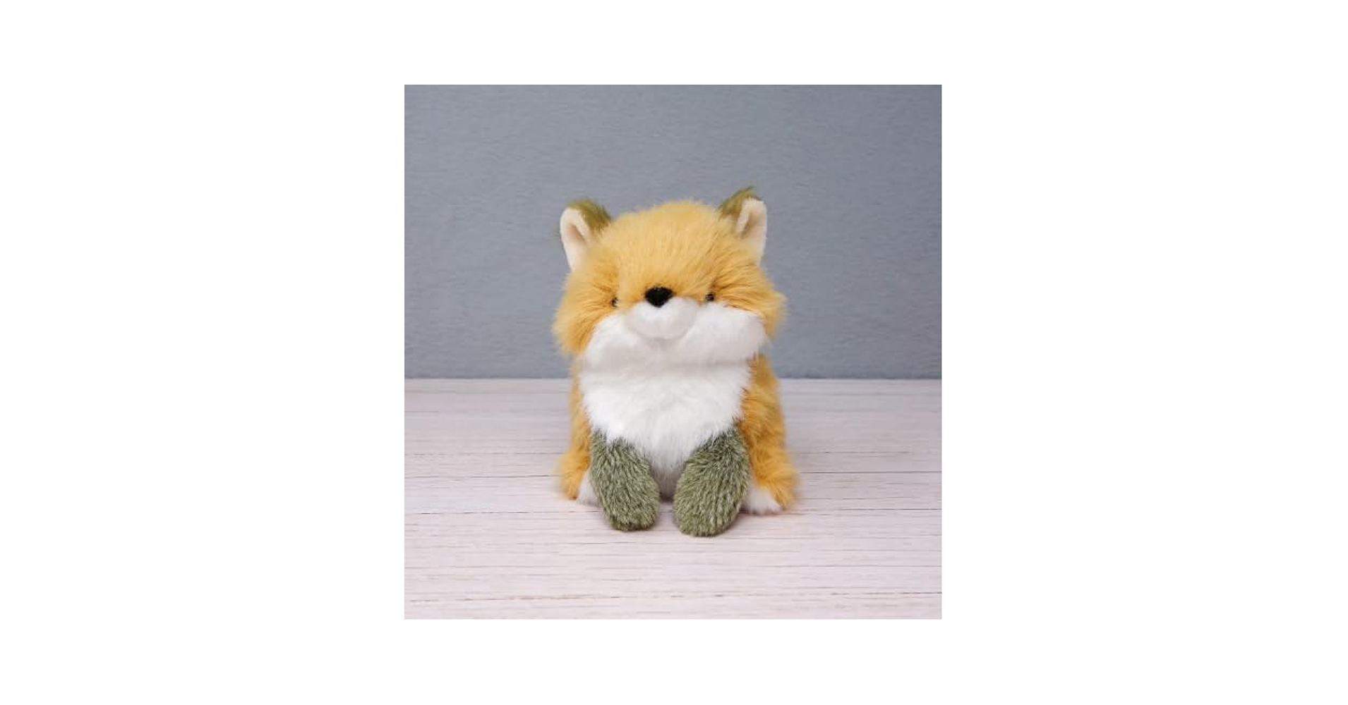 銀狐ぬいぐるみ　ふわふわ　美品 ふわふわ狐のぬいぐるみ - メルカリ